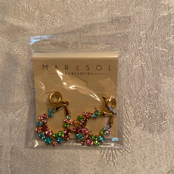 marysol Jewelry - 2/$12Sale Marysol Accessories multi colored earrings Multi colored rhinestone